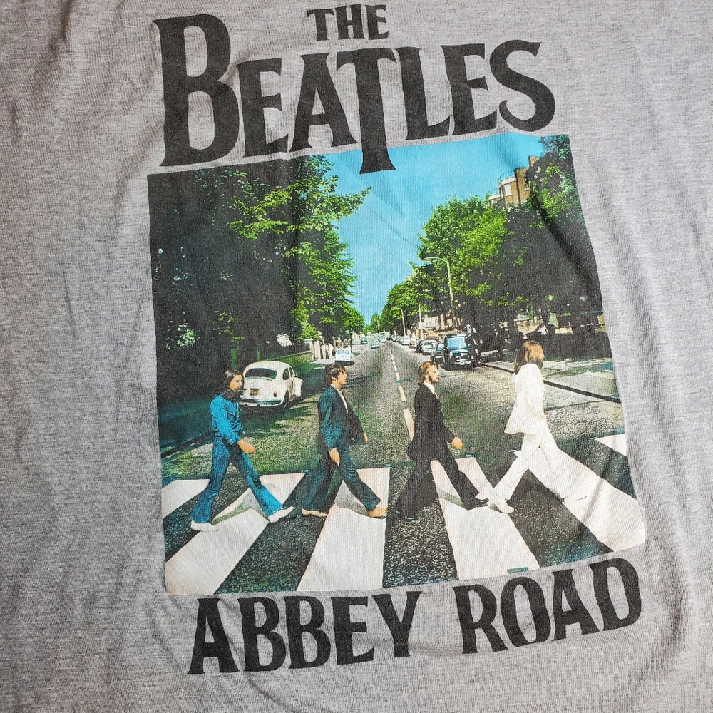 Official Beatles Abbey Road Tee Shirt. Heather Gray. Sz. 3XL.